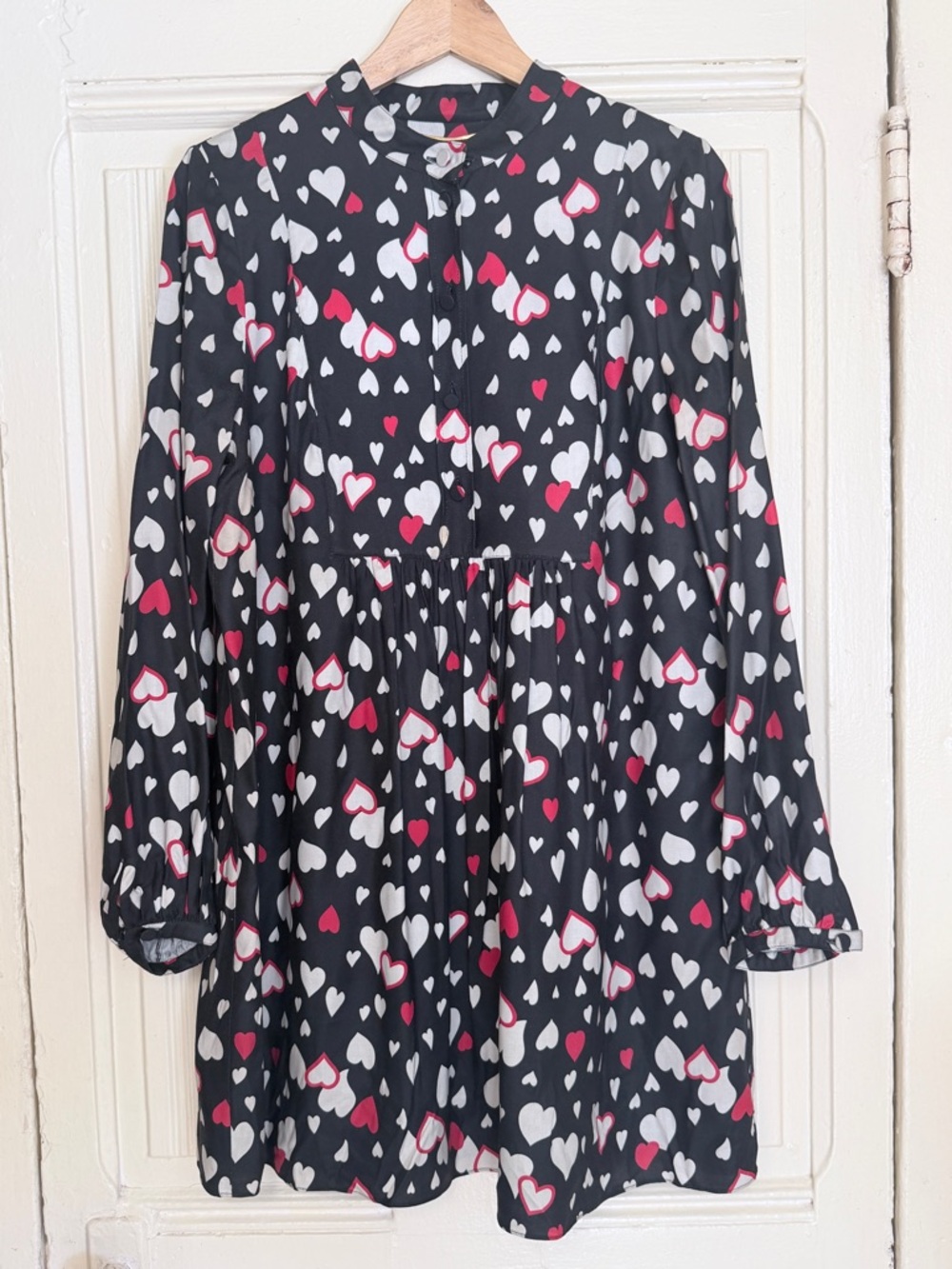 Yves Saint Laurent Hedi Slimane Hearts Dress OS